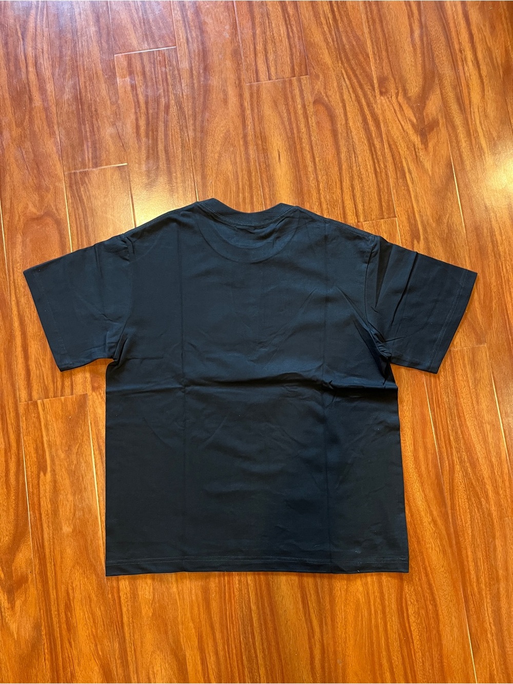 Supreme Big Yellow Spell-Out Back Graphic Tee Navy - Size Medium - Picture 2 of 3